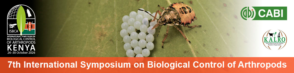 7th International Symposium on Biological Control of Arthropods (ISBCA7), 26-30 October 2026, Nairobi, Kenia: Logo